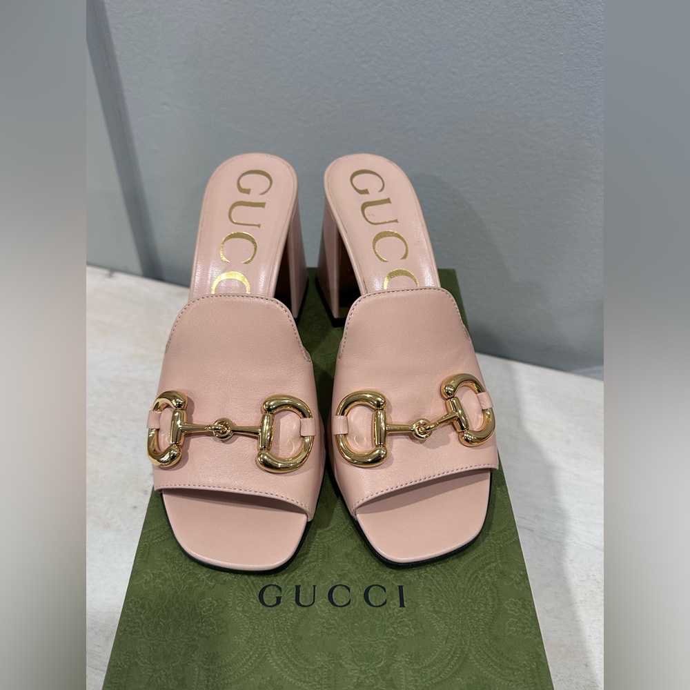 Gucci Horsebit Leather Sandals
